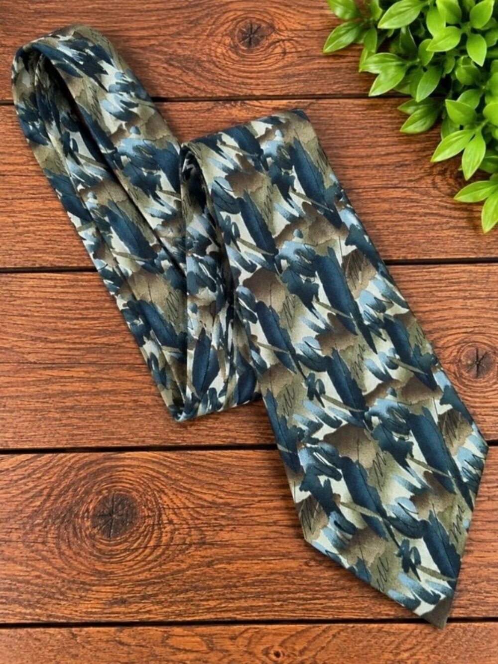 J. Garcia Jerry Garcia Oak Tree Collection 100% Silk Abstract Necktie Men’s Tie